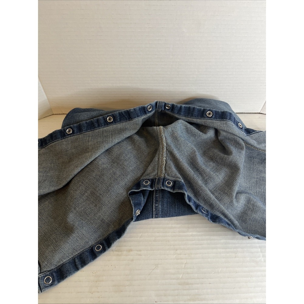 Oshkosh Toddler Boys or Girls Blue Denim Bib Overalls (Size 24 Months) - Picture 13 of 13